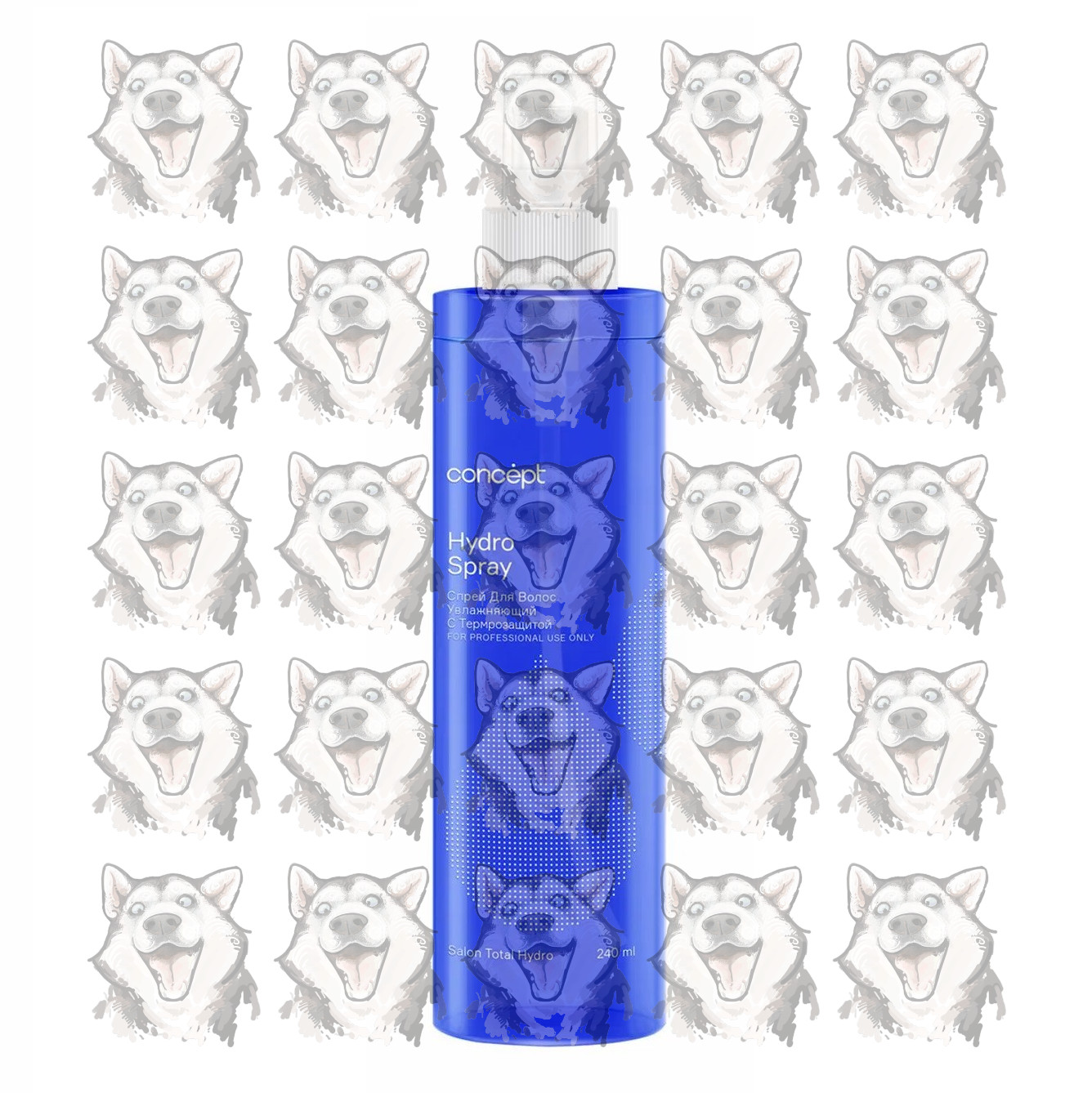 Спрей для волос Concept Salon Total Hydro увлажняющий с термозащитой ...