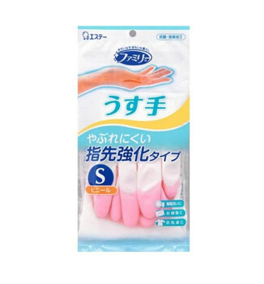 Перчатки для рук ST Family для бытовых нужд винил, тонкие розовые размер S. Купить в интернет-магазине Бонжур
