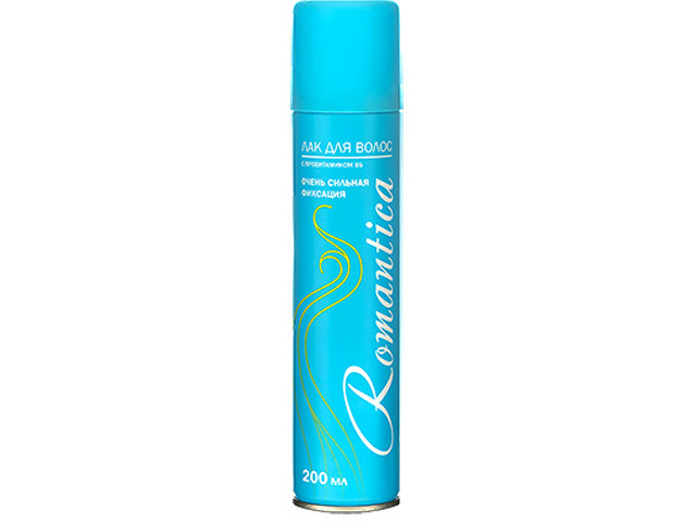 Лак для волос Романтика ПроВитамин В5 очень сильной фиксации 200 мл ...
