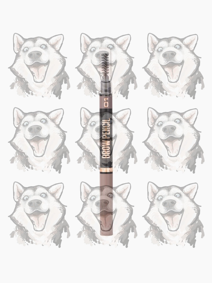 Карандаш для бровей Stellary Brow bar автоматический тон 01 пепельно ...