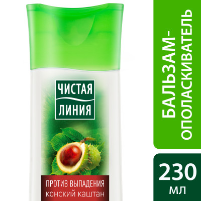 Чистая Линия бальзам-ополаскиватель Против выпадения волос Конский ...