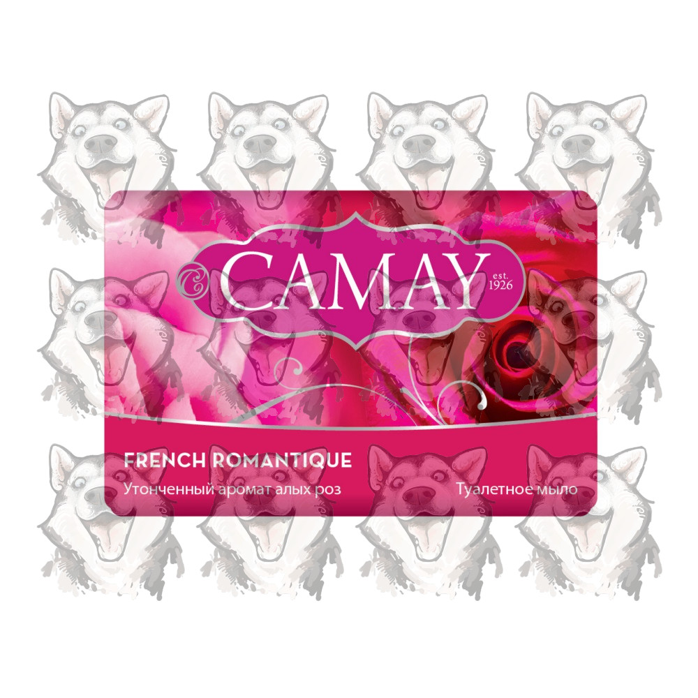 CAMAY Романтик твердое мыло с ароматом французской розы 4х75 гр. Купить ...