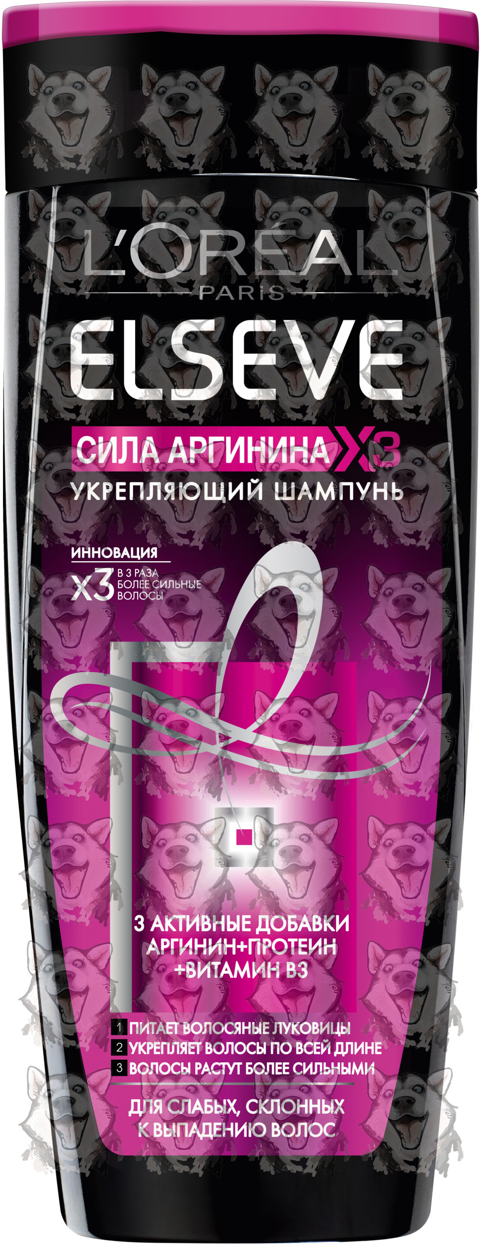 Шампунь для волос L`Oreal Paris Elseve Сила Аргинина укрепляющий для ...