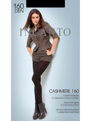 Колготки Incanto Cashmere 160 Den цвет Nero с хлопком и шерстью размер 5. Купить в интернет-магазине Бонжур