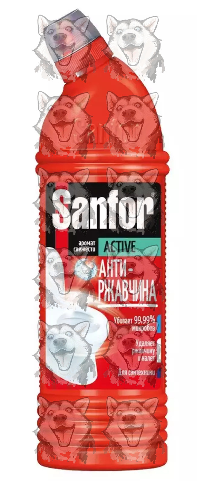 Чистящее средство Sanfor Activ Антиржавчина для сантехники 750 мл .