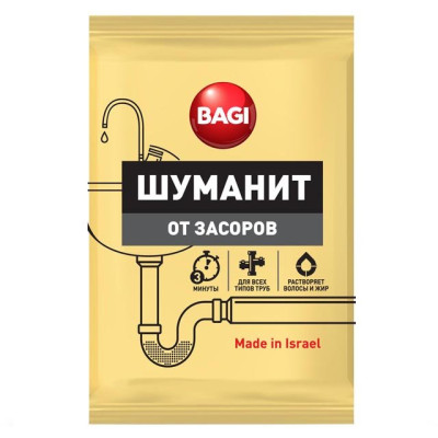 Чистящее средство Bagi Шуманит от засоров 70 гр. Купить в интернет ...