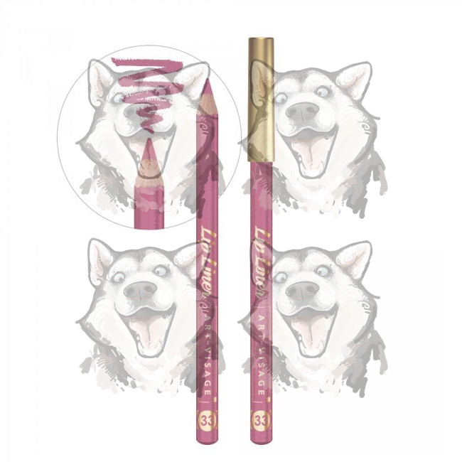Карандаш для губ Art Visage Lip liner оттенок 33 розовый жемчуг 1.3 гр