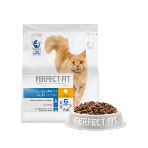 Корм для кошек Perfect Fit In-Home с курицей 1.2 кг
