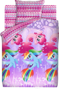 Комплект постельного белья My Little Pony Подводные пони 1.5 сп