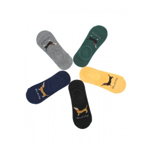 Носки Hobby Line мужские невидимые собака Такса 39-44 см