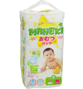 Подгузники-трусики Maneki M 6-11 кг 48 шт
