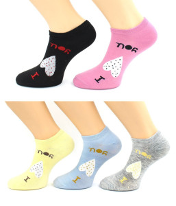 Носки Hobby Line женские укороченные I love you 36-40 см