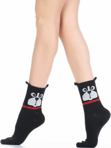 Носки Hobby Line женские Кошечки и собачки 36-40 см