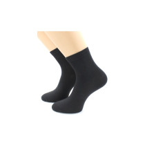 Носки Hobby Line мужские гладкие черные всесезонные размер 25