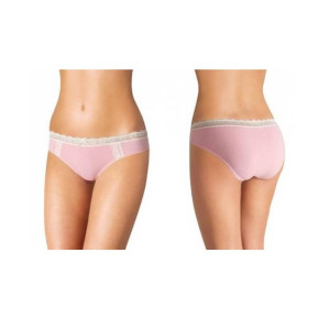 CLEVER Трусы B375 бикини кружево (св.розовый,р44)