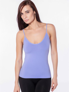 GIULIA CARACO Майка тонкие бретели S/M flower blue