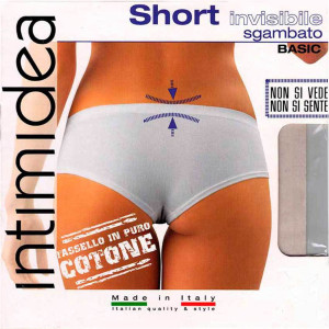 INTIMIDEA Short VB Sgambato Шорты 3-M/L bianco