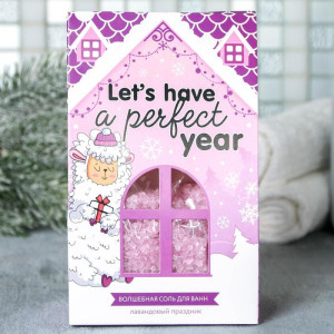 Соль для ванны Чистое счастье Let's have a perfect year 400 гр