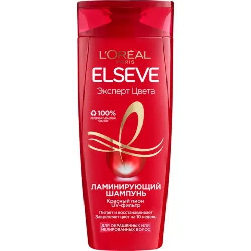 Шампунь для волос L`Oreal Paris Elseve Эксперт Цвета Ламинирующий  для окрашенных или мелированных волос 400 мл – 1