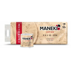 Туалетная бумага Maneki Kabi Ромашка 3-х слойная 10 шт
