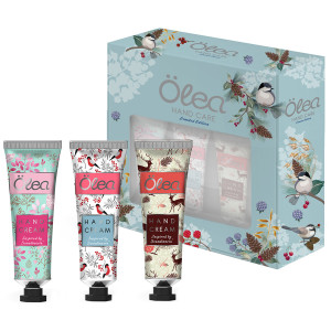 Подарочный набор Olea Hand Care Limited Edition Крем для рук Увлажняющий 30 мл, крем Питательный 30 мл, крем Комплексный уход 30 мл
