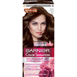 Краска для волос Garnier Color Sensation Золотой Топаз оттенок 5.32 Каштановый Топаз 110 мл - 1