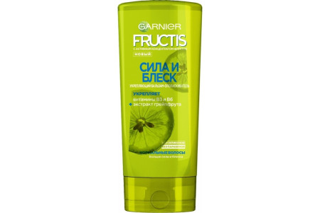 Бальзам для волос Garnier Fructis Сила и Блеск с экстрактом грейпфрута и витаминами, для нормальных волос 200 мл