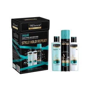Подарочный набор TRESemme Beauty-full Volume Стойкий объем шампунь, кондиционер и лак для волос 2х230+250 мл