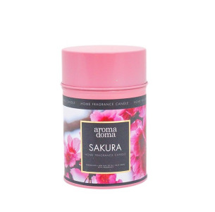 Свеча ароматическая Aromadoma Сакура.Зеленый чай 7х11 см
