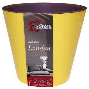 Горшок для цветов InGreen London спелая груша D 16 см 1.6 л