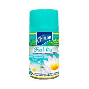 Сменный баллон для автоматического освежителя воздуха Chirton Fresh Line Лазурный Бриз 250 мл