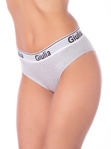 GIULIA COTTON SLIP 01 Слипы спорт L grigio melange