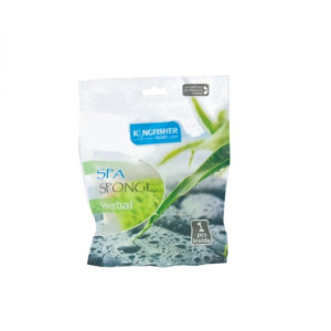 Губка для тела Kingfisher Herbal Spa Зеленый чай 1 шт