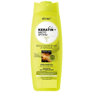 Шампунь для волос Витэкс Keratin+ масло Арганы восстановление и питание для всех типов волос 500 мл