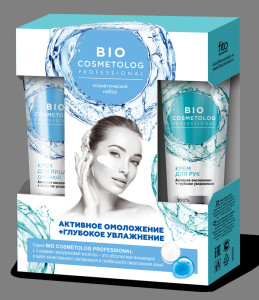 Подарочный набор Bio Cosmetolog Professional Крем для лица+крем для рук 45 мл +45 мл