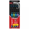 Зубная щетка Colgate Super Flexi Black средней жесткости 4 шт