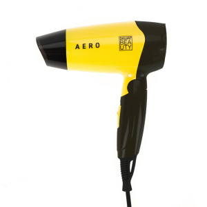 Фен для волос Dewal Beauty Aero HD1002-Yellow дорожный чёрно-желтый 1400 Вт - 1