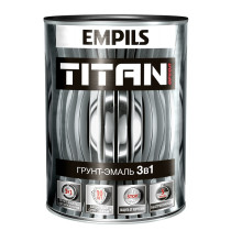 Грунт-эмаль Titan 3 в 1 по ржавчине серый на тощем алкиде 2.7 кг