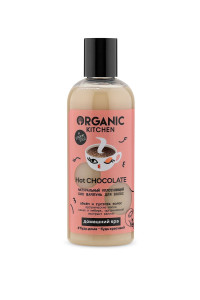 Шампунь для волос Organic Kitchen Домашний SPA Hot Chocolate БИО Натуральный уплотняющий 270 мл