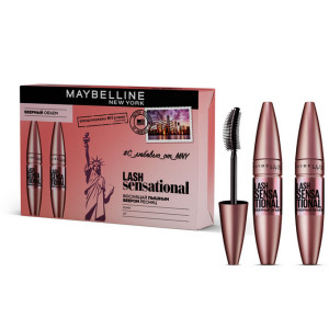 Подарочный набор Maybelline New York Lash Sensational тушь 2 шт