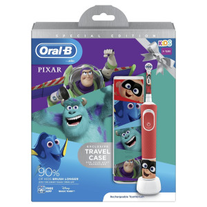 Зубная щетка электрическая Oral-B Pixar чехол в комплекте