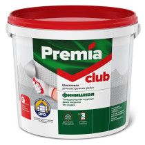 Шпатлевка Premia Club финишная для внутренних работ ведро 1.5 кг