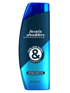 Гель для душа Head&Shoulders 2 в 1 заряд энергии 360 мл