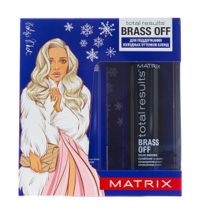 Подарочный набор Matrix Total Results Brass Off для создания холодного блонда
