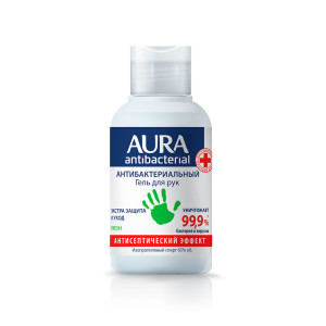 Гель для рук Aura Antibacterial Fresh c изопропиловым спиртом 50 мл
