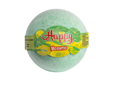 Бомбочка для ванны Laboratory Katrin бурлящий Happy Мохито 130 гр
