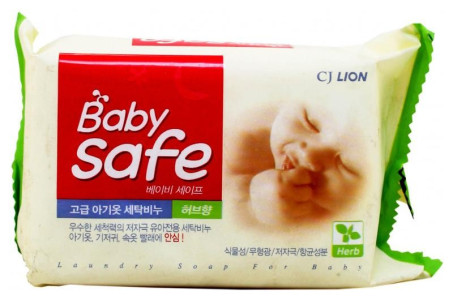 Мыло хозяйственное Lion Korea Baby Safe аромат трав 190 г