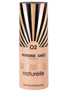 Тональный крем Vivienne Sabo Lumiere Naturelle эффект сияния тон 02 светло-бежевый 25 мл - 1
