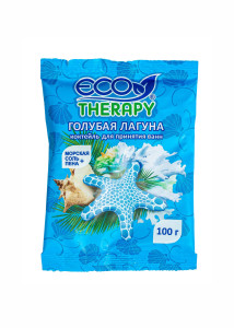 Соль для ванны Ecotherapy Голубая лагуна 100 гр