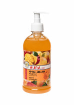 Крем-мыло жидкое Aura clean Манго и маракуйя, ароматерапия 500 мл